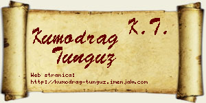 Kumodrag Tunguz vizit kartica